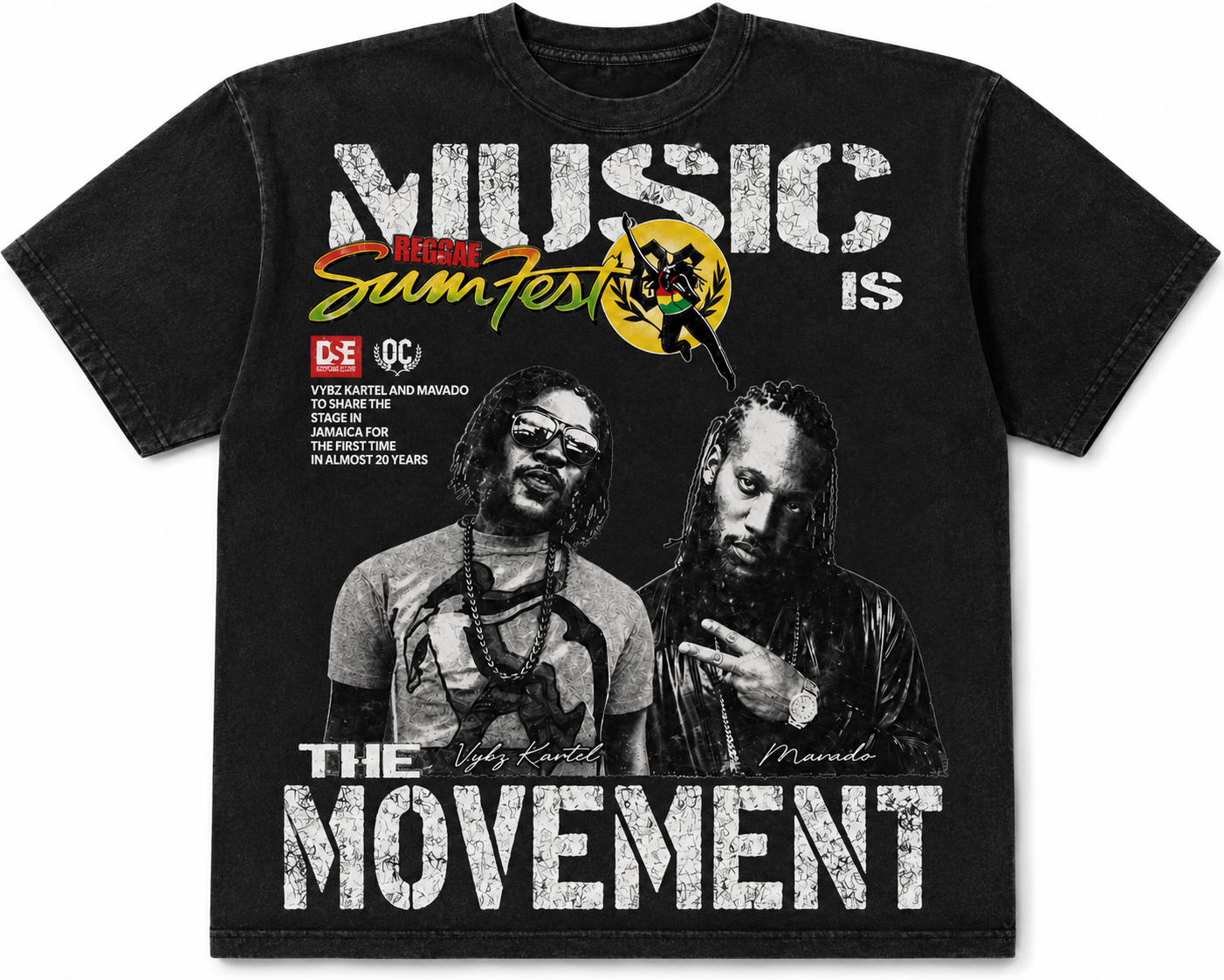 Limited-edition OLDCRISIS x MusicMOVEMENT streetwear inspired by Reggae Sumfest and reggae culture