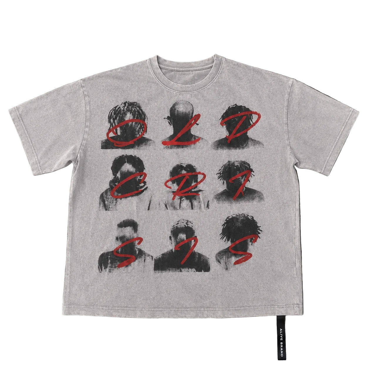 No face character illustration on dark background
