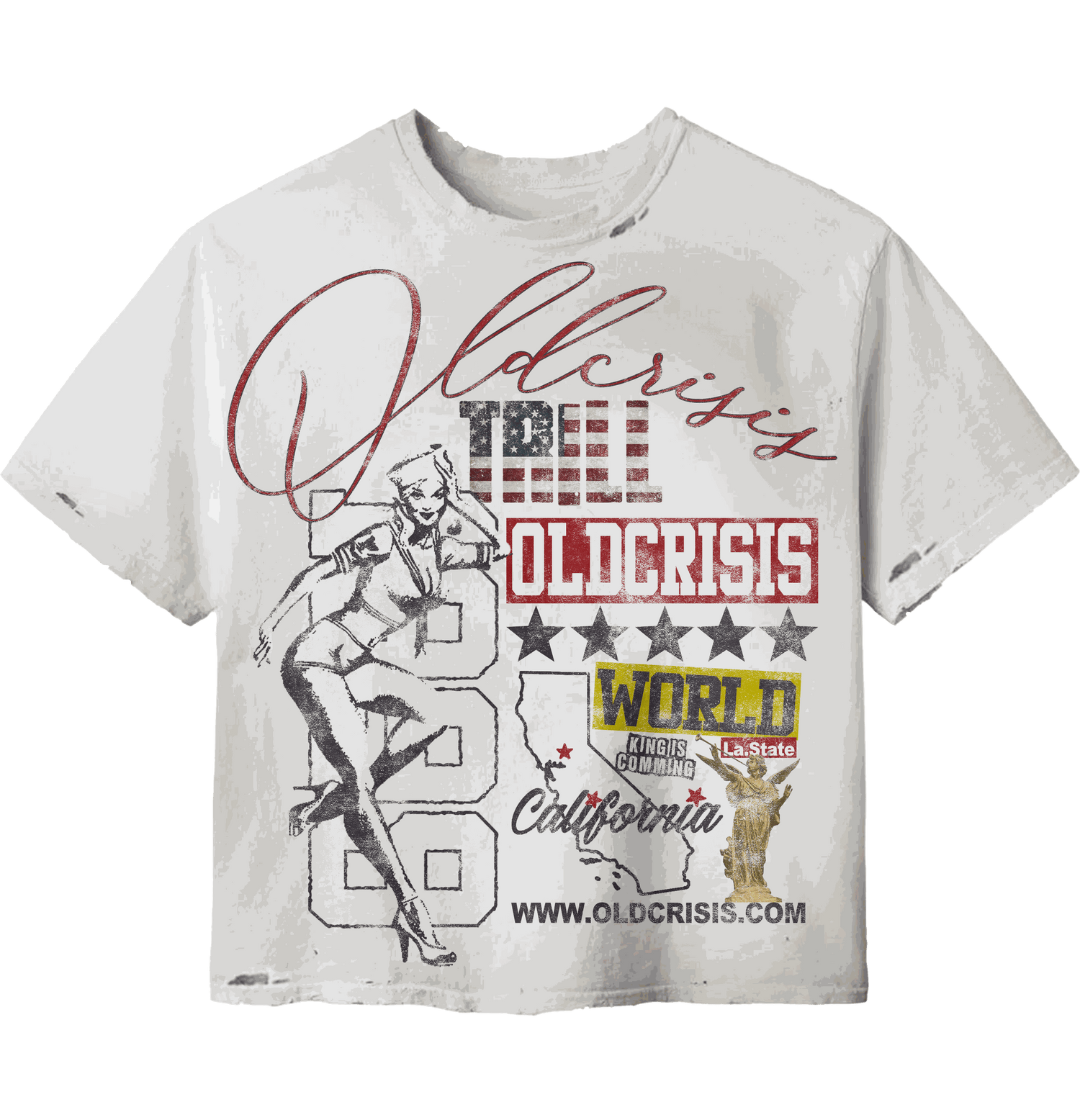 DREAM T shirt with poetic and gospel design symbolizing hope and inspiration