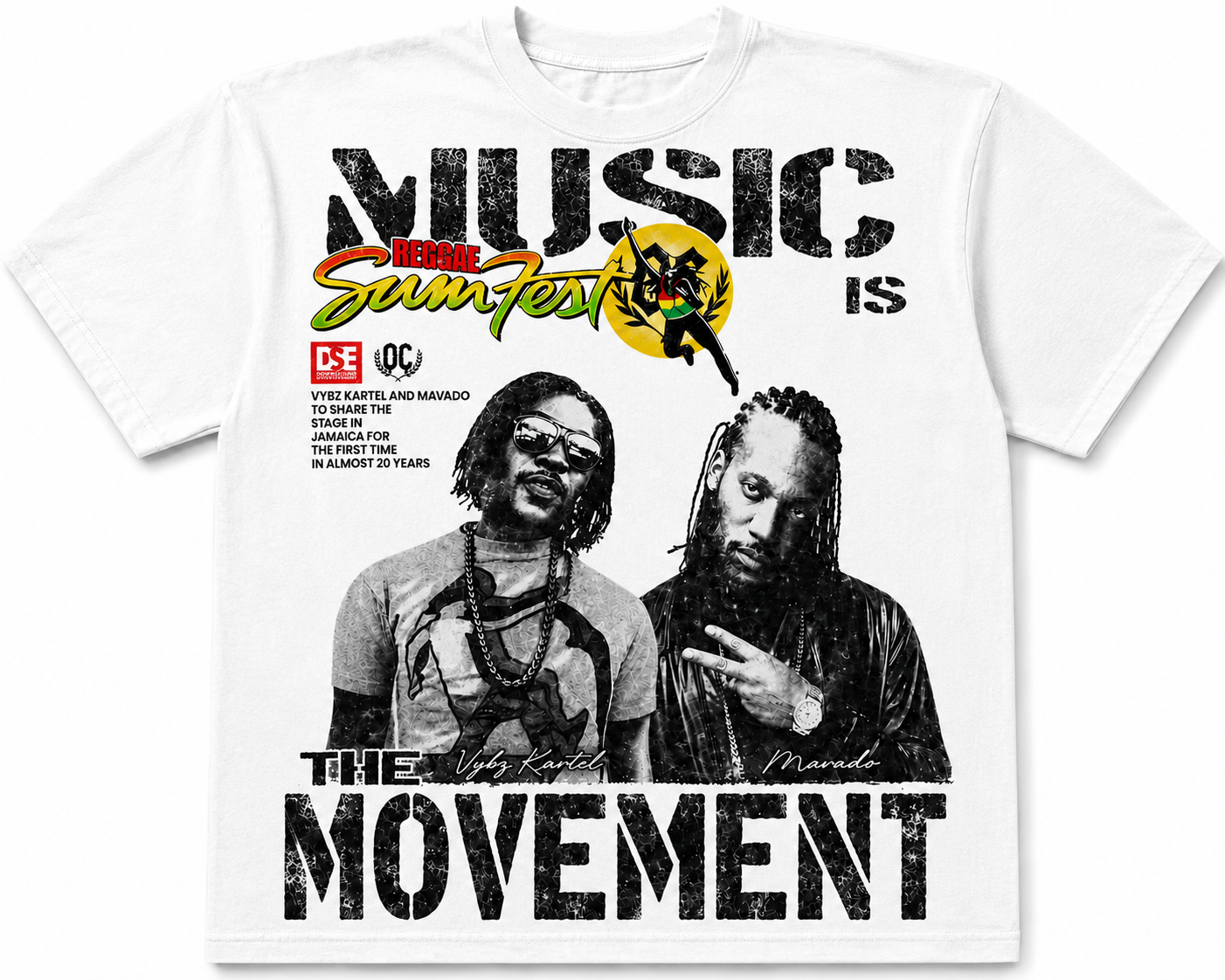 Limited-edition OLDCRISIS x MusicMOVEMENT streetwear inspired by Reggae Sumfest and reggae culture